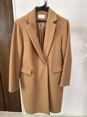 au des le courant blanc 체스터 코트 카멜