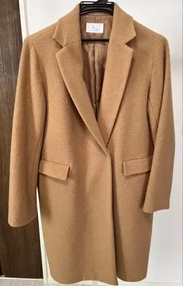 au des le courant blanc 체스터 코트 카멜