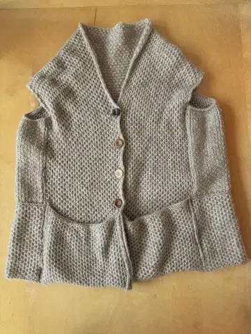 CALIMAR 카리마르 니트 베스트 알파카 혼방