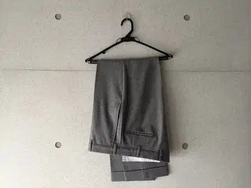 INCOTEX 원 플리츠 슬랙스 차콜 그레이 울 가을/겨울 사이즈 48