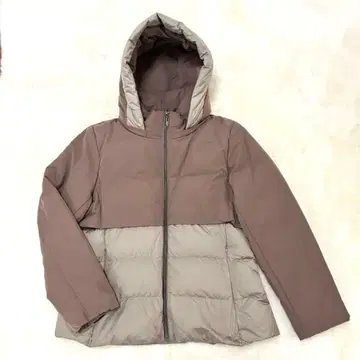 새상품! Mountain H 후드 부착 다운 자켓 브라운