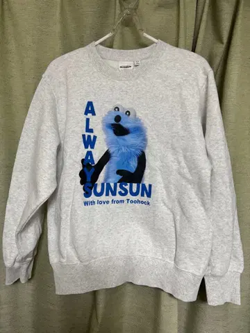 헤비 웨이트 맨투맨 풀오버 퍼펫 순순 S