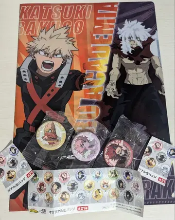 히로아카 쿠라스시 클리어 파일 캔뱃지 세트 낱개 판매 불가