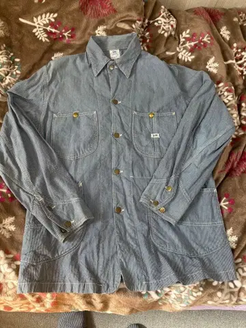 최종 가격!! Lee 핀스트라이프 커버올 38 사이즈