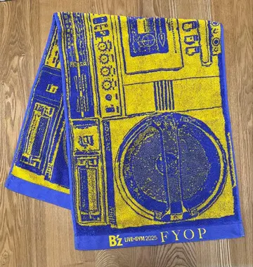B'z FYOP 스테이지 타월 타월 굿즈 [ LIVE GYM 2025 ]