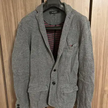 DIFFERENCE 그레이 버튼 부착 자켓 M