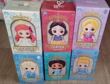 CUICUI 디즈니 프린세스 피규어 6체 세트