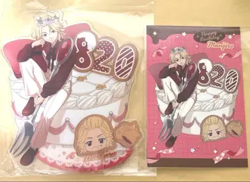 도쿄 리벤저스 AGF 한정판 홀케이크 사노 만지로 빅 아크릴 스탠드