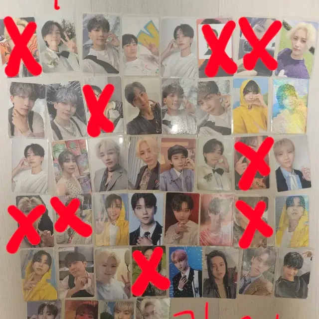 세븐틴 포토카드 싸게 영도합니다