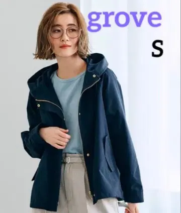 grove 그로브 캐주얼하지 않은 어른 마운틴 파카 네이비 S