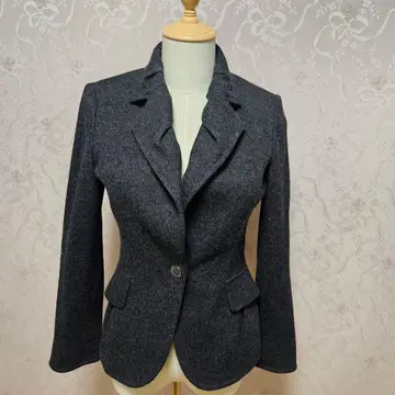 나라카미체 다크 그레이 테일러드 자켓 새상품급