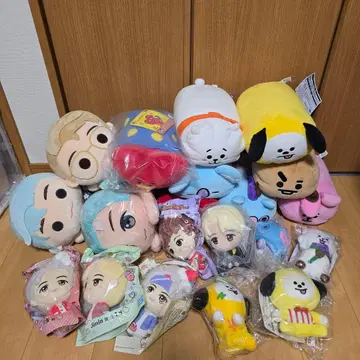 BTS 봉제 인형 묶음 판매 세트 타이니탄 제일복권 네소베리