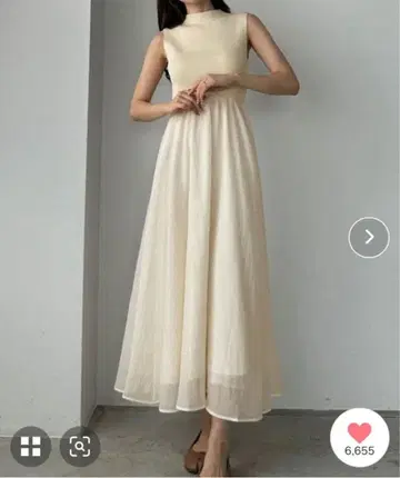 루엘 보틀넥 니트 도킹 원피스 페치 스커트 세트