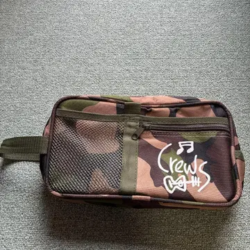 Crews 카모플라쥬 메쉬 포켓 부착 백