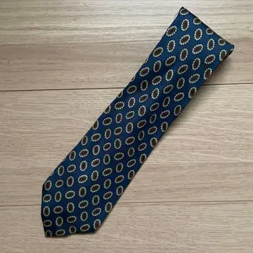 Guy Laroche 네이비 코몬 패턴 넥타이