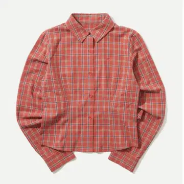 [ WHO'S WHO gallery ] 브로드 체크 다트 셔츠 레드
