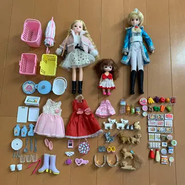 리카짱 인형 세트와 잡화