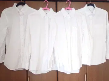 유니클로 슈퍼 논아이론 버튼다운 M