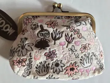 [ 미사용 새상품 ] MOOMIN 리틀 미이 꽃과 노는 파우치