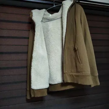 UNIQLO 브라운 플리스 자켓 XL