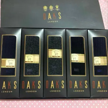 따뜻한 양말 DAKS 닥스 신사 삭스 5족 세트 캐시미어 혼방 미사용