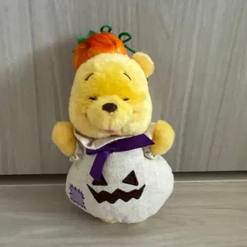 디즈니 스토어 곰돌이 푸 봉제 인형 키링 할로윈 2025