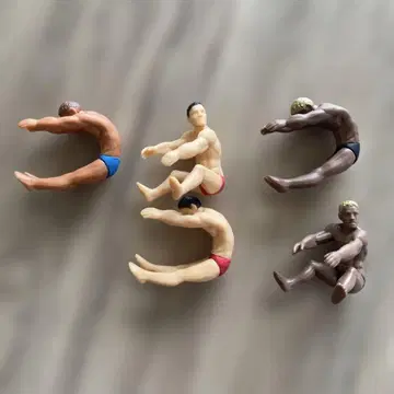 다이빙 선수 피규어 5체 세트