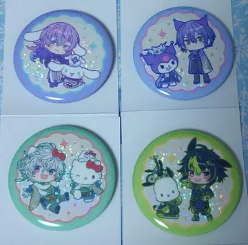 Dytica x 산리오 캐릭터즈 랜덤 키라키라 캔뱃지