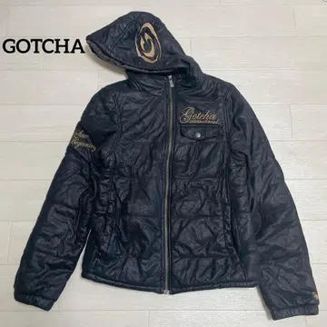 갓차 GOTCHA 패딩 자켓 블루종 점퍼 후드 블랙
