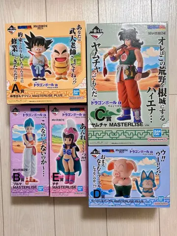 드래곤볼 제일복권 손오공 수련편 ABCDE상 세트