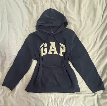 GAP 후드 부착 후드티 네이비 XL