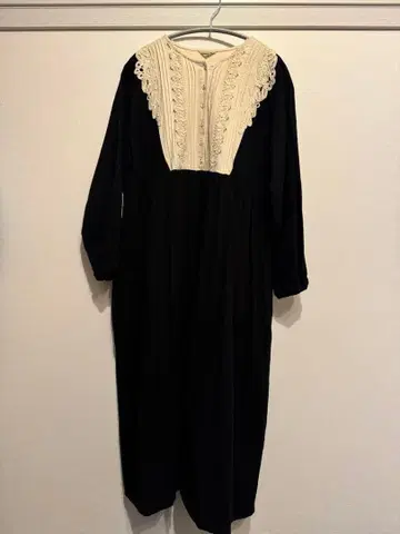 Samansa Mos2 원피스 사이즈 F 블랙/아이보리