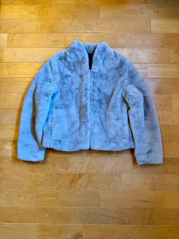 BANANA REPUBLIC 퍼 자켓 M 라이트 블루