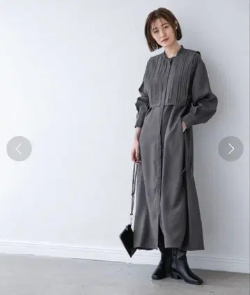 핀턱 레이어드 스타일 원피스