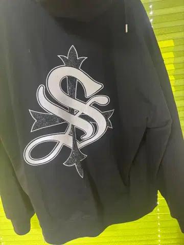 supplier 블랙 풀 지퍼 후드티