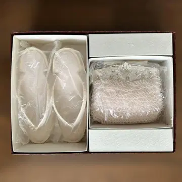 기모노 가방 & 조리 세트 (비즈 계열) 성인식