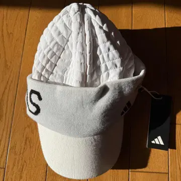 adidas 퀼팅 바이저 화이트