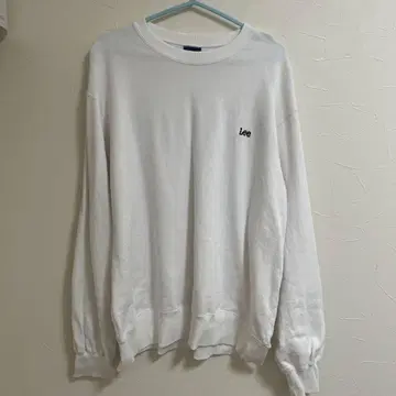 리 트레이닝복 L 사이즈 화이트 백 프린트