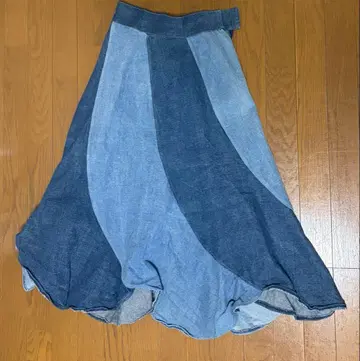 POPPY 마가렛 데님 롱 스커트