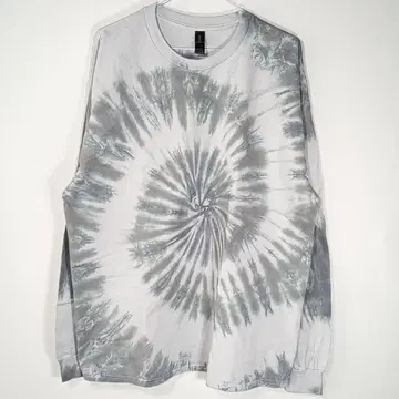 [ 하자품 ] W115 타이다이 염색 XL 남성용 긴팔 롱티 그레이