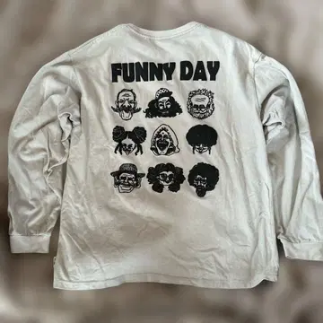 짐 마스터 FUNNY DAY 긴팔 티셔츠 L