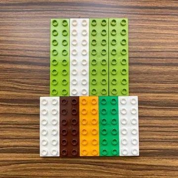 LEGO duplo 레고 듀플로 롱 얇은 블록 2 x 6 2 x 8