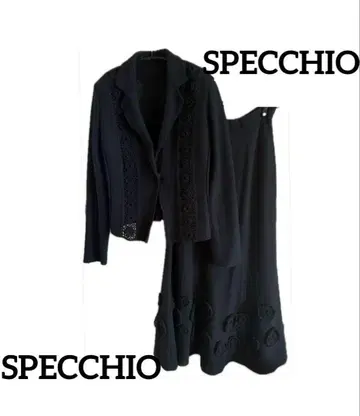 SPECCHIO 자켓 & 스커트 수트 울 100% 졸업 입학식 결혼식
