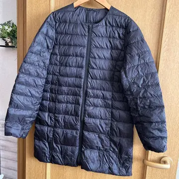 새상품급! Re:PLUS 다운 코트 블랙 M 사이즈