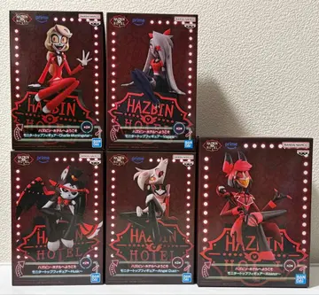 해즈빈 호텔에 오신 것을 환영합니다 모니터 탑 피규어 5종 세트