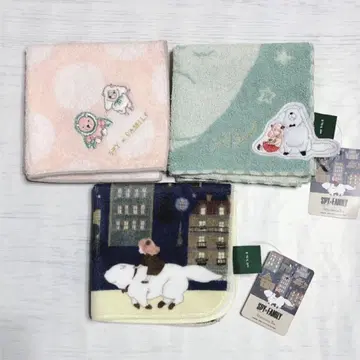 애프터눈 티 x 스파이 패밀리 미니 타월 3종 세트