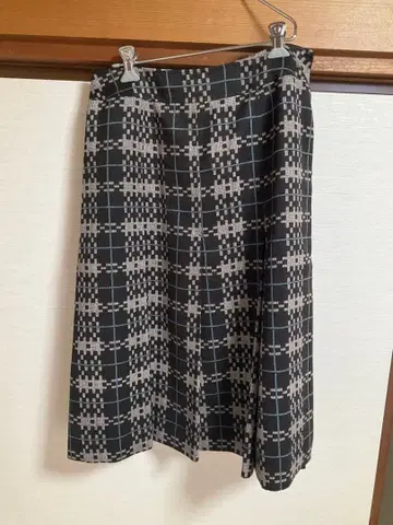 GERARD DAREL 체크 무늬 플리츠 스커트