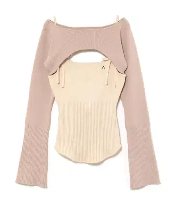 andmary 앤드마리 Bebe 리본 세트 탑