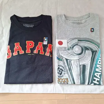 LEGENDS 일본 대표 T셔츠 2장 세트 S