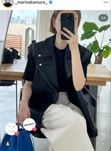 [ 미사용 ] RIM.ARK Riders box shaped vest